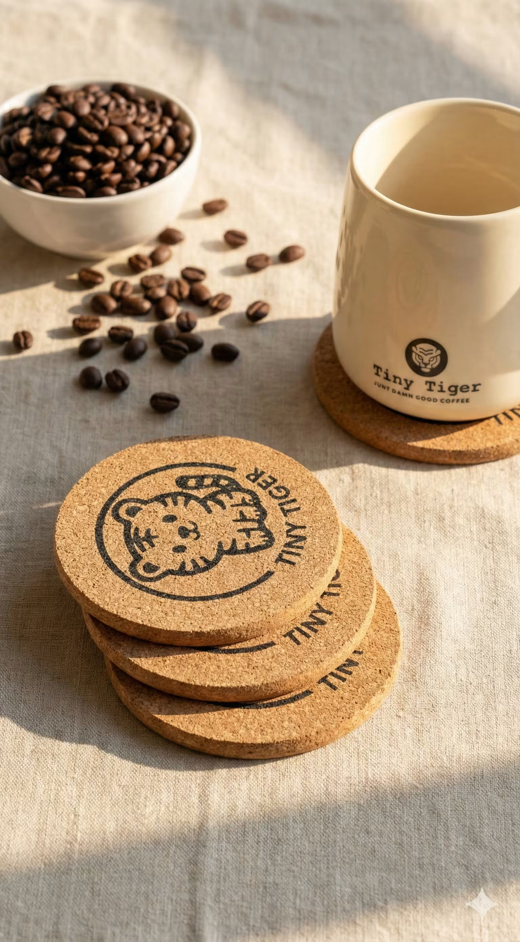 Tiny Tiger Coasters